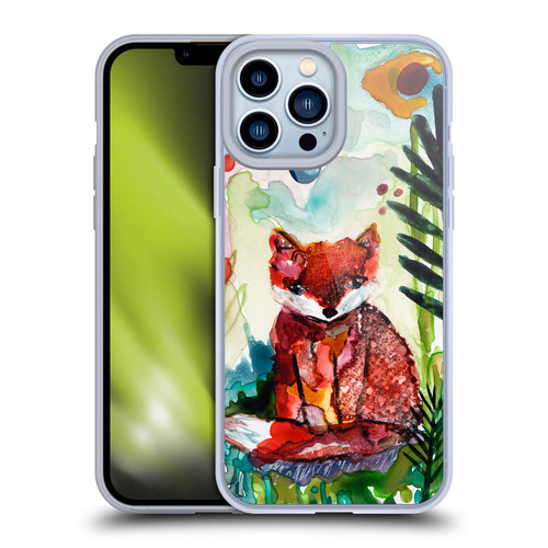 Wyanne Animals Baby Fox In The Garden Soft Gel Case for Apple iPhone 13 Pro Max