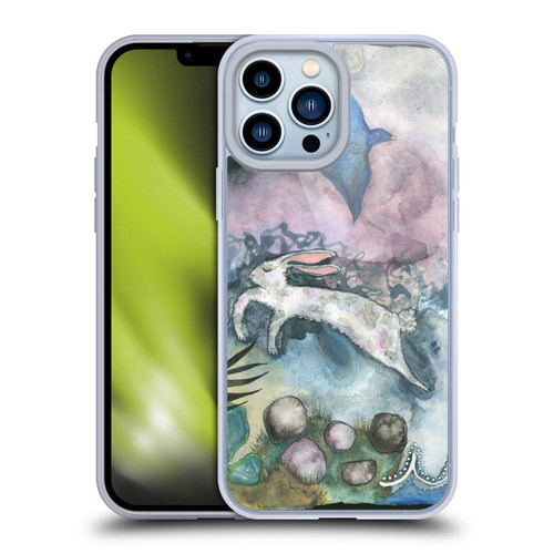 Wyanne Animals Bird and Rabbit Soft Gel Case for Apple iPhone 13 Pro Max