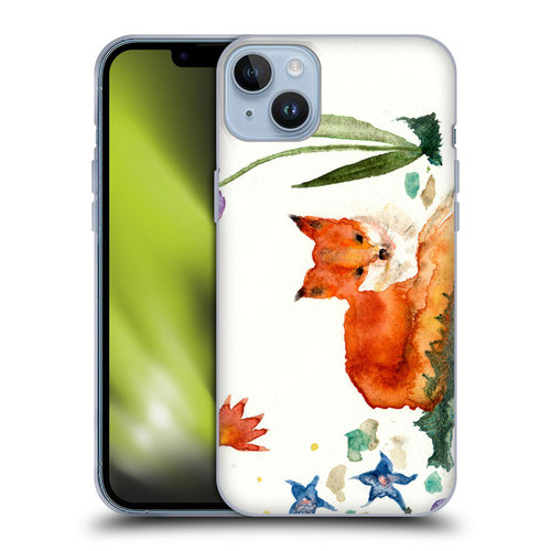 Wyanne Animals Little Fox In The Garden Soft Gel Case for Apple iPhone 14 Plus
