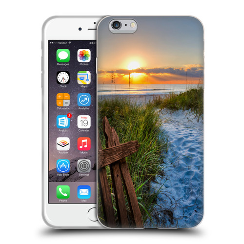 Celebrate Life Gallery Beaches Sandy Trail Soft Gel Case for Apple iPhone 6 Plus / iPhone 6s Plus