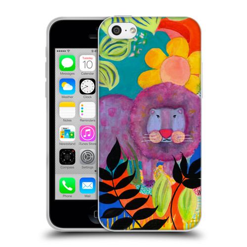 Wyanne Animals Lion Soft Gel Case for Apple iPhone 5c
