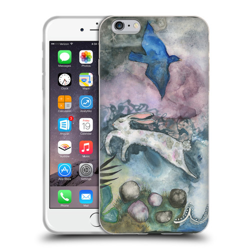 Wyanne Animals Bird and Rabbit Soft Gel Case for Apple iPhone 6 Plus / iPhone 6s Plus