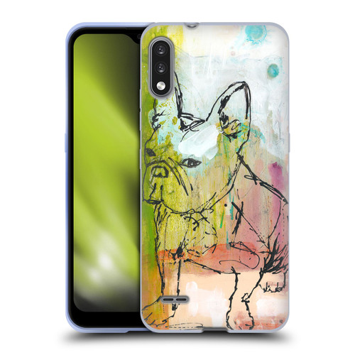 Wyanne Animals French Bulldog Sketch Soft Gel Case for LG K22