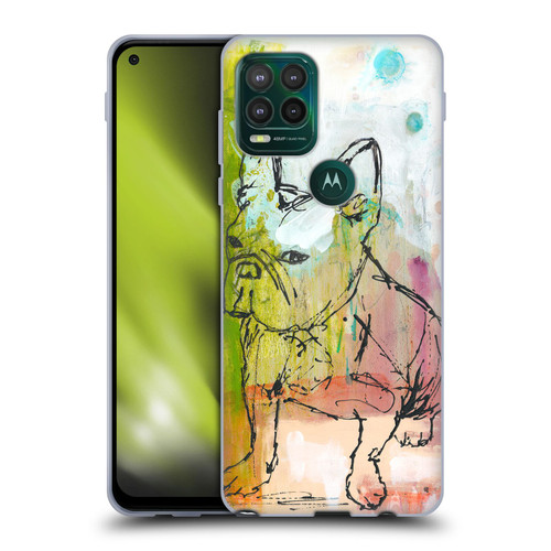 Wyanne Animals French Bulldog Sketch Soft Gel Case for Motorola Moto G Stylus 5G 2021