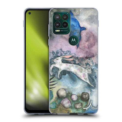 Wyanne Animals Bird and Rabbit Soft Gel Case for Motorola Moto G Stylus 5G 2021