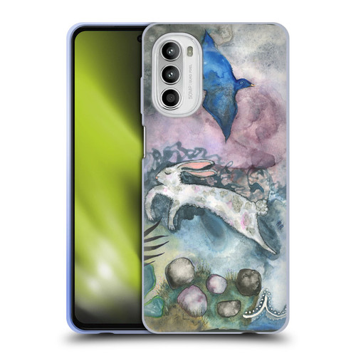 Wyanne Animals Bird and Rabbit Soft Gel Case for Motorola Moto G52