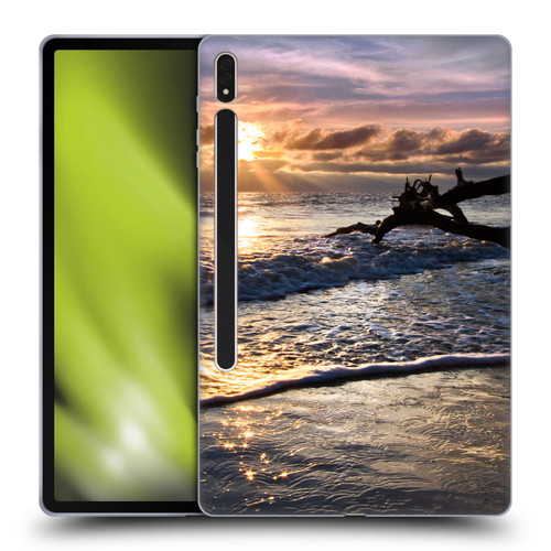 Celebrate Life Gallery Beaches Sparkly Water At Driftwood Soft Gel Case for Samsung Galaxy Tab S8 Plus