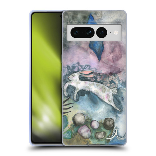 Wyanne Animals Bird and Rabbit Soft Gel Case for Google Pixel 7 Pro
