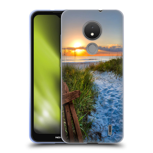 Celebrate Life Gallery Beaches Sandy Trail Soft Gel Case for Nokia C21