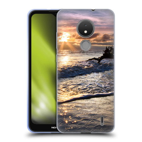 Celebrate Life Gallery Beaches Sparkly Water At Driftwood Soft Gel Case for Nokia C21