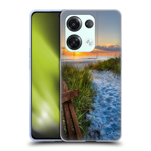 Celebrate Life Gallery Beaches Sandy Trail Soft Gel Case for OPPO Reno8 Pro