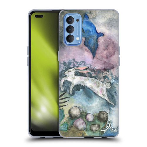 Wyanne Animals Bird and Rabbit Soft Gel Case for OPPO Reno 4 5G