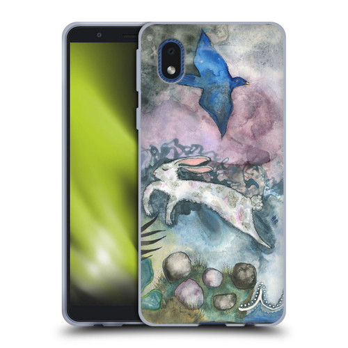 Wyanne Animals Bird and Rabbit Soft Gel Case for Samsung Galaxy A01 Core (2020)