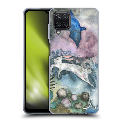 Wyanne Animals Bird and Rabbit Soft Gel Case for Samsung Galaxy A12 (2020)