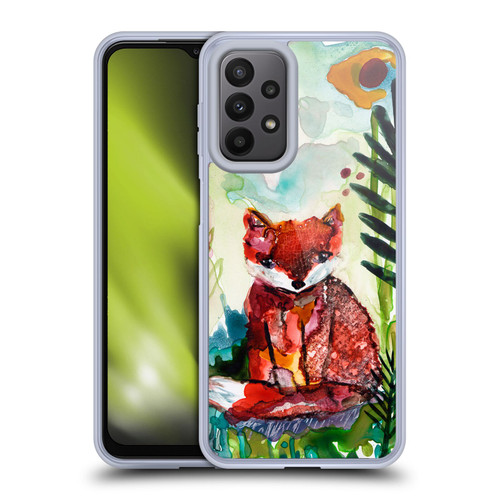 Wyanne Animals Baby Fox In The Garden Soft Gel Case for Samsung Galaxy A23 / 5G (2022)