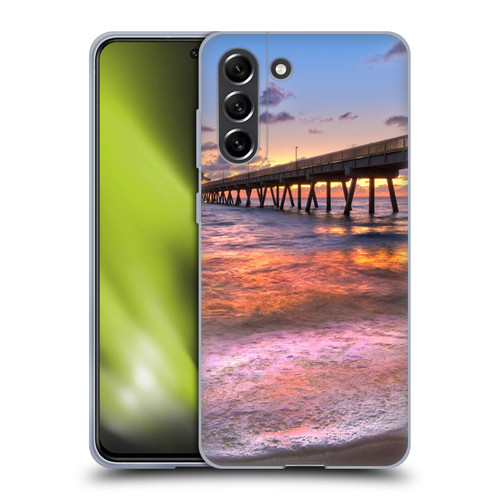 Celebrate Life Gallery Beaches Lace Soft Gel Case for Samsung Galaxy S21 FE 5G