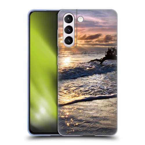 Celebrate Life Gallery Beaches Sparkly Water At Driftwood Soft Gel Case for Samsung Galaxy S21 5G