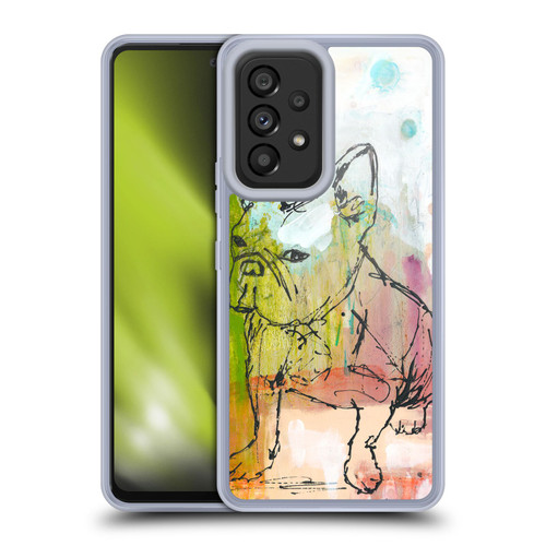 Wyanne Animals French Bulldog Sketch Soft Gel Case for Samsung Galaxy A53 5G (2022)