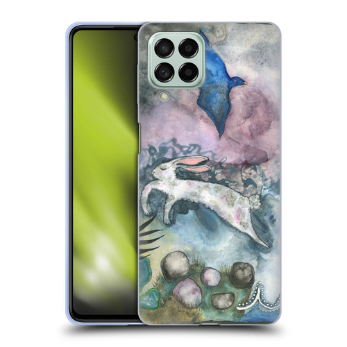 Wyanne Animals Bird and Rabbit Soft Gel Case for Samsung Galaxy M53 (2022)