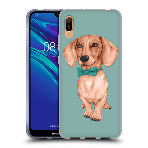 Barruf Dogs Dachshund, The Wiener Soft Gel Case for Huawei Y6 Pro (2019)