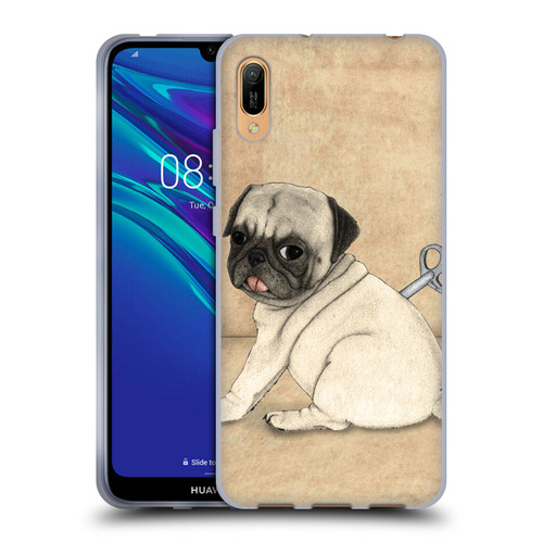 Barruf Dogs Pug Toy Soft Gel Case for Huawei Y6 Pro (2019)