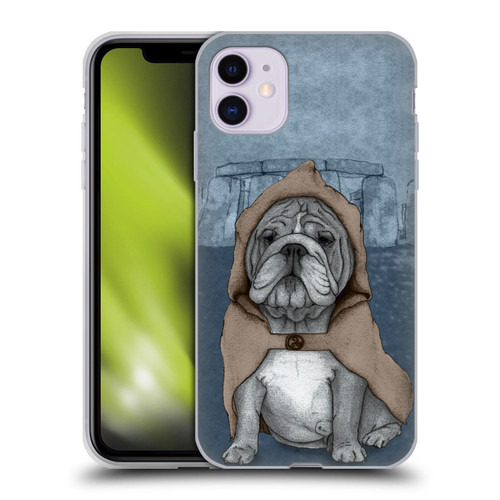 Barruf Dogs English Bulldog Soft Gel Case for Apple iPhone 11