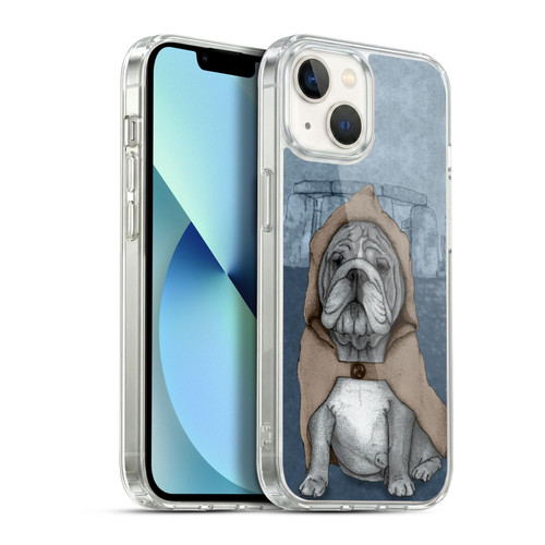 Barruf Dogs English Bulldog Soft Gel Case for Apple iPhone 13