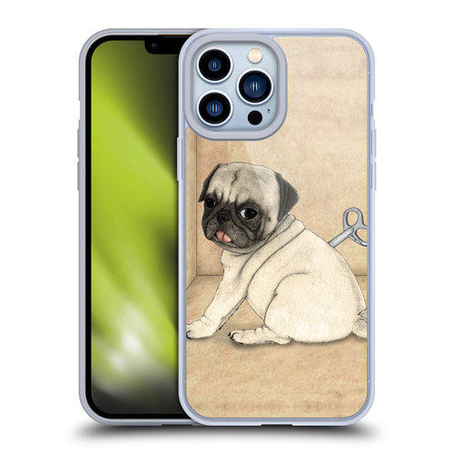 Barruf Dogs Pug Toy Soft Gel Case for Apple iPhone 13 Pro Max
