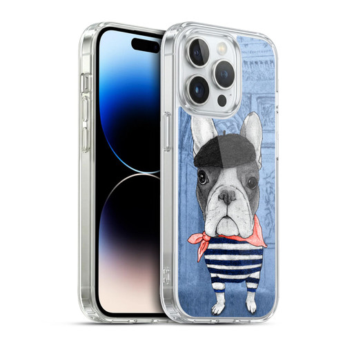 Barruf Dogs French Bulldog Soft Gel Case for Apple iPhone 13 Pro & MagSafe