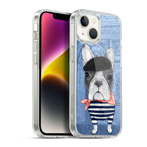 Barruf Dogs French Bulldog Soft Gel Case for Apple iPhone 14