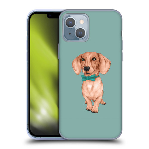 Barruf Dogs Dachshund, The Wiener Soft Gel Case for Apple iPhone 14