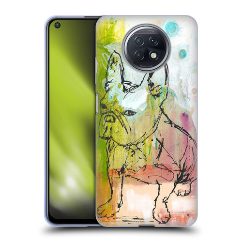 Wyanne Animals French Bulldog Sketch Soft Gel Case for Xiaomi Redmi Note 9T 5G