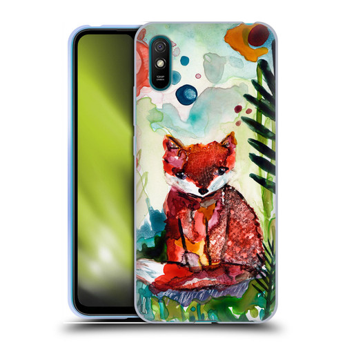 Wyanne Animals Baby Fox In The Garden Soft Gel Case for Xiaomi Redmi 9A / Redmi 9AT