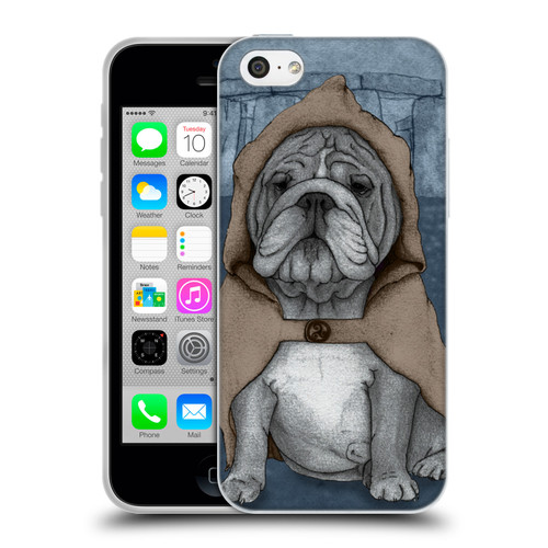 Barruf Dogs English Bulldog Soft Gel Case for Apple iPhone 5c