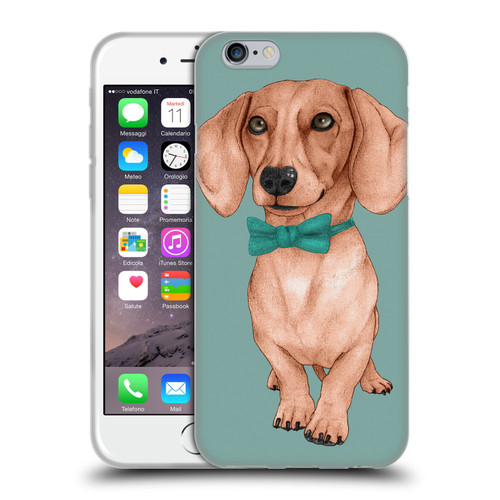 Barruf Dogs Dachshund, The Wiener Soft Gel Case for Apple iPhone 6 / iPhone 6s