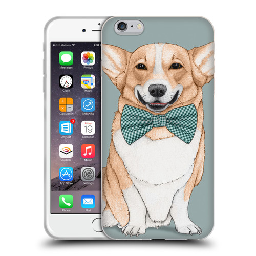 Barruf Dogs Corgi Soft Gel Case for Apple iPhone 6 Plus / iPhone 6s Plus