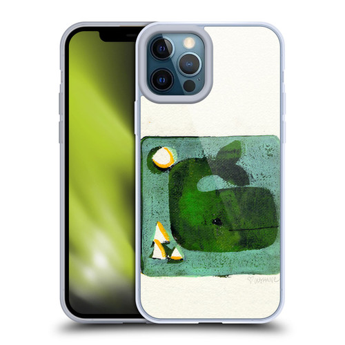 Wyanne Animals 2 Green Whale Monoprint Soft Gel Case for Apple iPhone 12 Pro Max