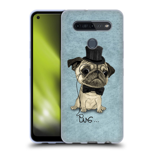 Barruf Dogs Gentle Pug Soft Gel Case for LG K51S