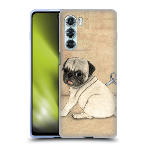 Barruf Dogs Pug Toy Soft Gel Case for Motorola Edge S30 / Moto G200 5G