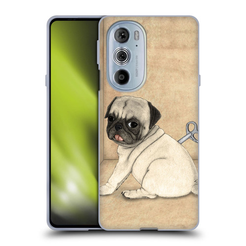 Barruf Dogs Pug Toy Soft Gel Case for Motorola Edge X30