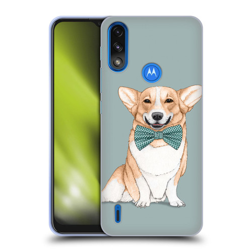 Barruf Dogs Corgi Soft Gel Case for Motorola Moto E7 Power / Moto E7i Power