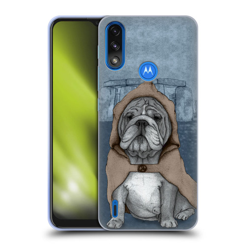 Barruf Dogs English Bulldog Soft Gel Case for Motorola Moto E7 Power / Moto E7i Power