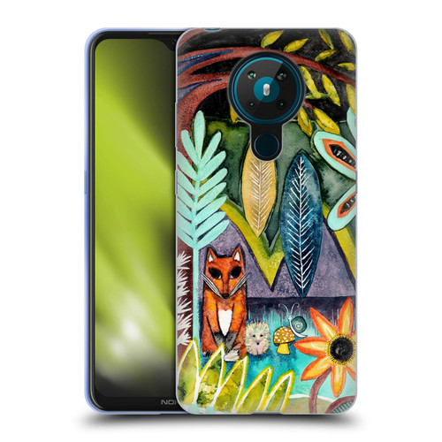 Wyanne Animals 2 Fox Soft Gel Case for Nokia 5.3