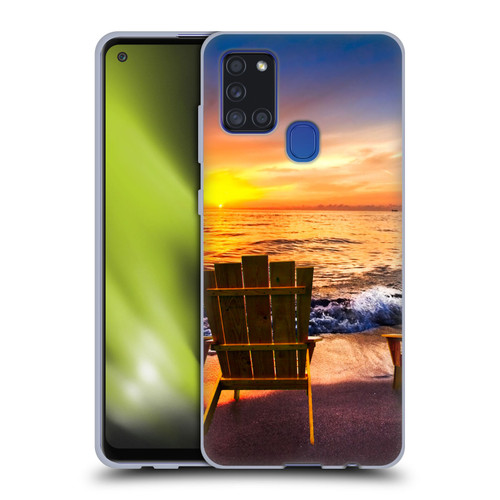 Celebrate Life Gallery Beaches 2 Sea Dreams III Soft Gel Case for Samsung Galaxy A21s (2020)