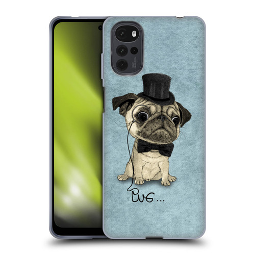 Barruf Dogs Gentle Pug Soft Gel Case for Motorola Moto G22