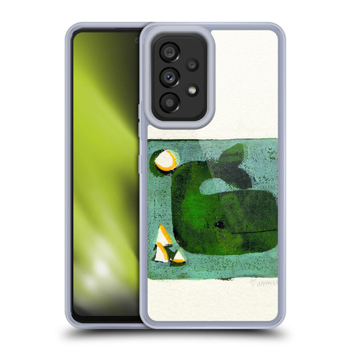 Wyanne Animals 2 Green Whale Monoprint Soft Gel Case for Samsung Galaxy A53 5G (2022)