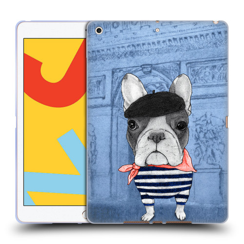 Barruf Dogs French Bulldog Soft Gel Case for Apple iPad 10.2 2019/2020/2021