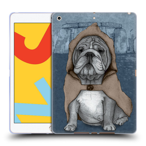 Barruf Dogs English Bulldog Soft Gel Case for Apple iPad 10.2 2019/2020/2021