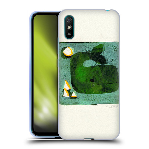 Wyanne Animals 2 Green Whale Monoprint Soft Gel Case for Xiaomi Redmi 9A / Redmi 9AT