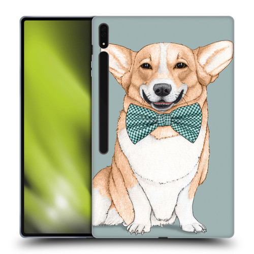 Barruf Dogs Corgi Soft Gel Case for Samsung Galaxy Tab S8 Ultra